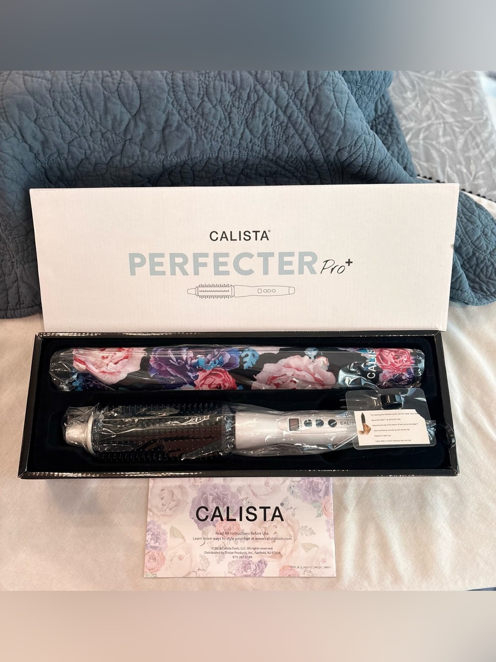 Calista Perfecter Pro+ Heated Round Brush Styling Tool New in Box